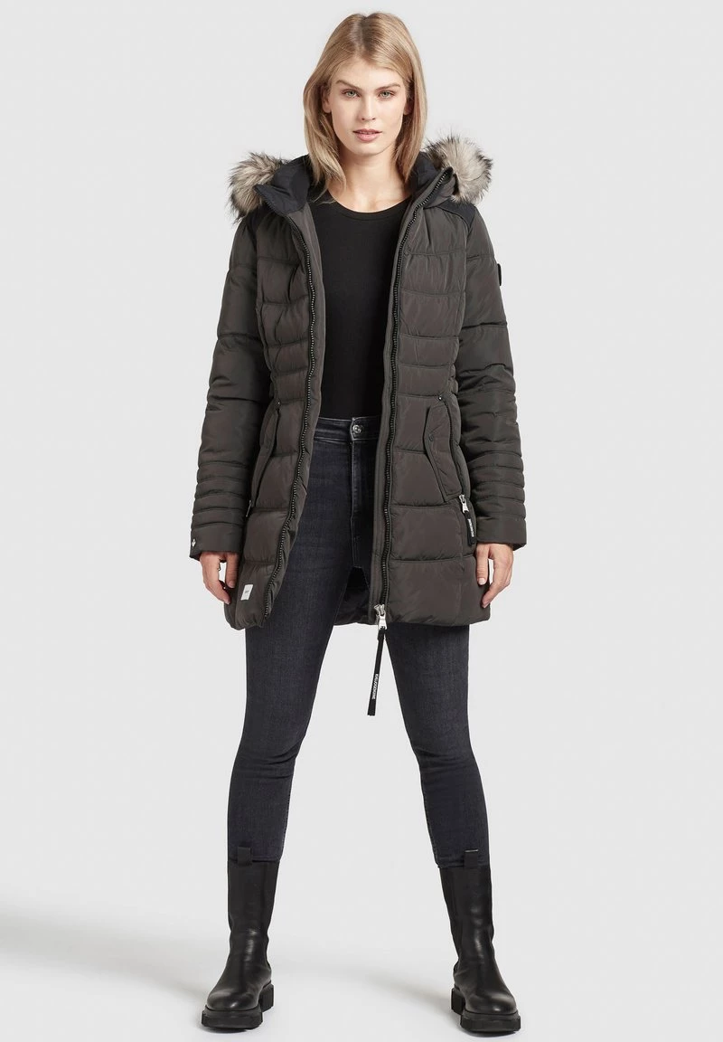 Khujo AMARAY2 Veste D'hiver Dunkelgrau Femme 4 Khujo AMARAY2 Veste D'hiver Dunkelgrau Femme – Image 2