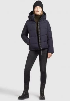 Khujo Femme ISIDORA Veste D'hiver Dunkelblau -Khujo Soldes 5bc64dddb864443ba95957a16df14799
