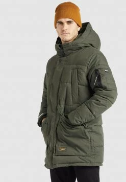 Khujo SHANCK Veste D'hiver Dunkeloliv Homme -Khujo Soldes 5c018a83468e4801a818c67a87cb69e3