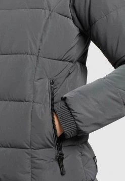 Khujo LILENA Veste D'hiver Grau Femme -Khujo Soldes 5cb214b3bb77437587220f3f32071b2f