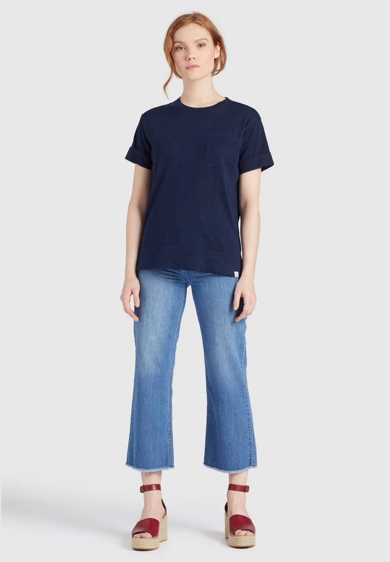 Khujo ALLMUT T Shirt Basique Dark Blue Femme 4 Khujo ALLMUT T Shirt Basique Dark Blue Femme – Image 2