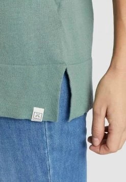 Khujo ALLMUT T Shirt Basique Mint Femme -Khujo Soldes 5d2881be553e4b5ba10d944c90790471