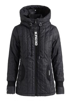 Khujo JACKE Veste D'hiver Schwarz Weiß Aop Femme -Khujo Soldes 5e22bccd399b41eb8e580e61fd8c63ef