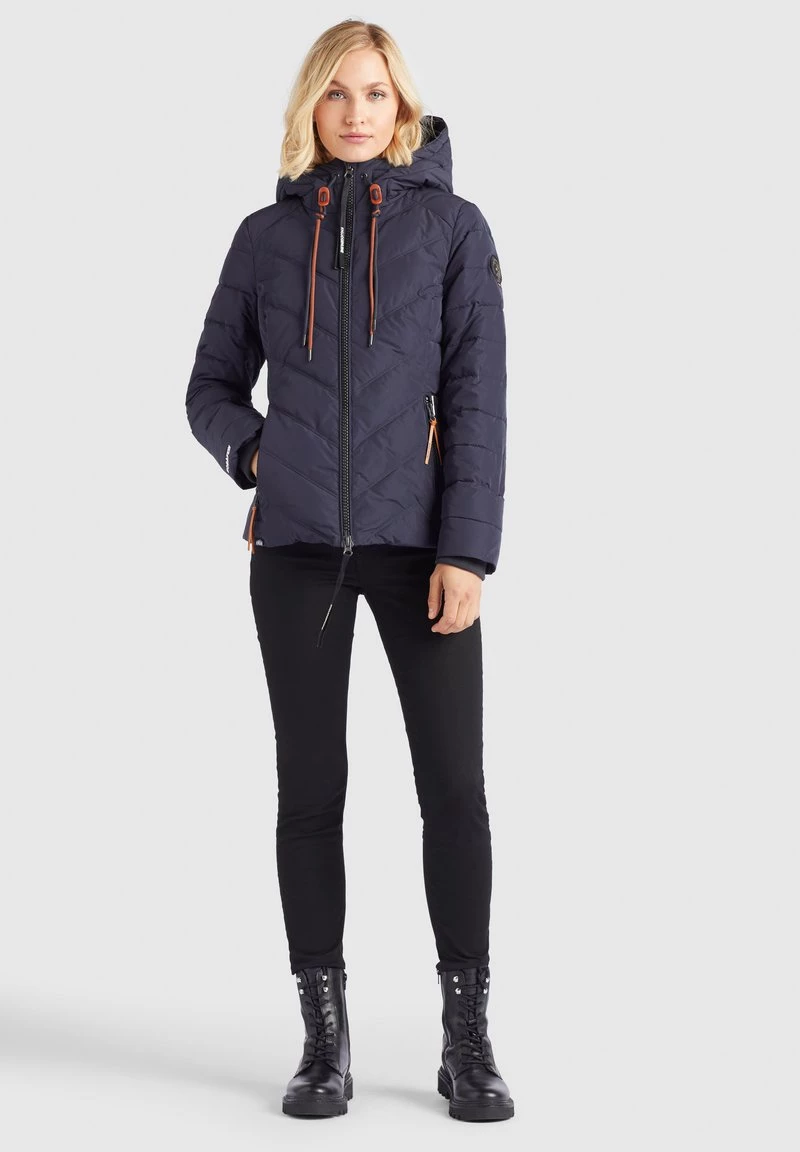 Khujo EIJA Veste D'hiver Dunkelblau Femme 4 Khujo EIJA Veste D'hiver Dunkelblau Femme – Image 2