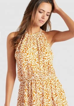 Khujo KELSA Robe De Jour Ocker Geblümt Femme 14 Khujo KELSA Robe De Jour Ocker Geblümt Femme -Khujo Soldes 5f5a0e61b25040cbaaca787efc25e815