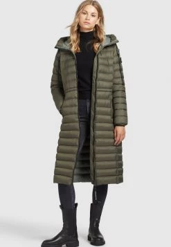 Khujo MIMI SHINE Veste D'hiver Dunkeloliv Femme -Khujo Soldes 6003d34d8e854bd8abdb541dfb4c4ec2