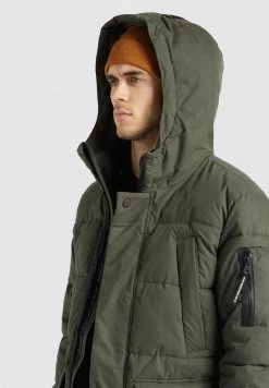 Khujo SHANCK Veste D'hiver Dunkeloliv Homme -Khujo Soldes 603d827701724546b18b438ef36a631a