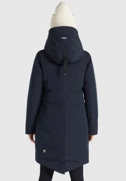 Khujo CHARLYN2 Veste D'hiver Dunkelblau Femme -Khujo Soldes 60c48e3d38b34812a51e8a488c47cbb4