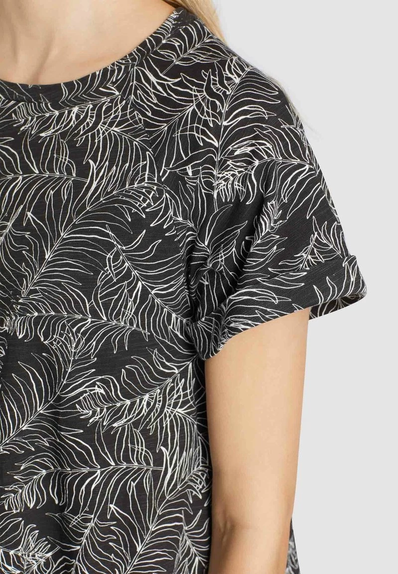 Khujo Femme IOCASTE Robe En Jersey Schwarz Gemustert 7 Khujo Femme IOCASTE Robe En Jersey Schwarz Gemustert – Image 5