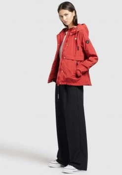 Khujo Femme ZAHIRA3 Veste Légère Rot -Khujo Soldes 62b1b063c6194b5f9d619c46ffe6bd17