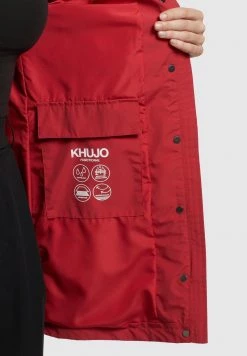 Khujo JELLE Parka Rot Femme -Khujo Soldes 62cc28a797f34dcc888a5b668e41ca86