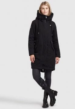 Khujo Femme MARINA Veste D'hiver Schwarz -Khujo Soldes 63d548705672404d8b572fc864764695