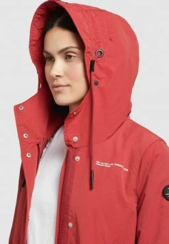 Khujo Femme ADDA Parka Rot -Khujo Soldes 6436d53fbf754af791d6bb94c2905f20