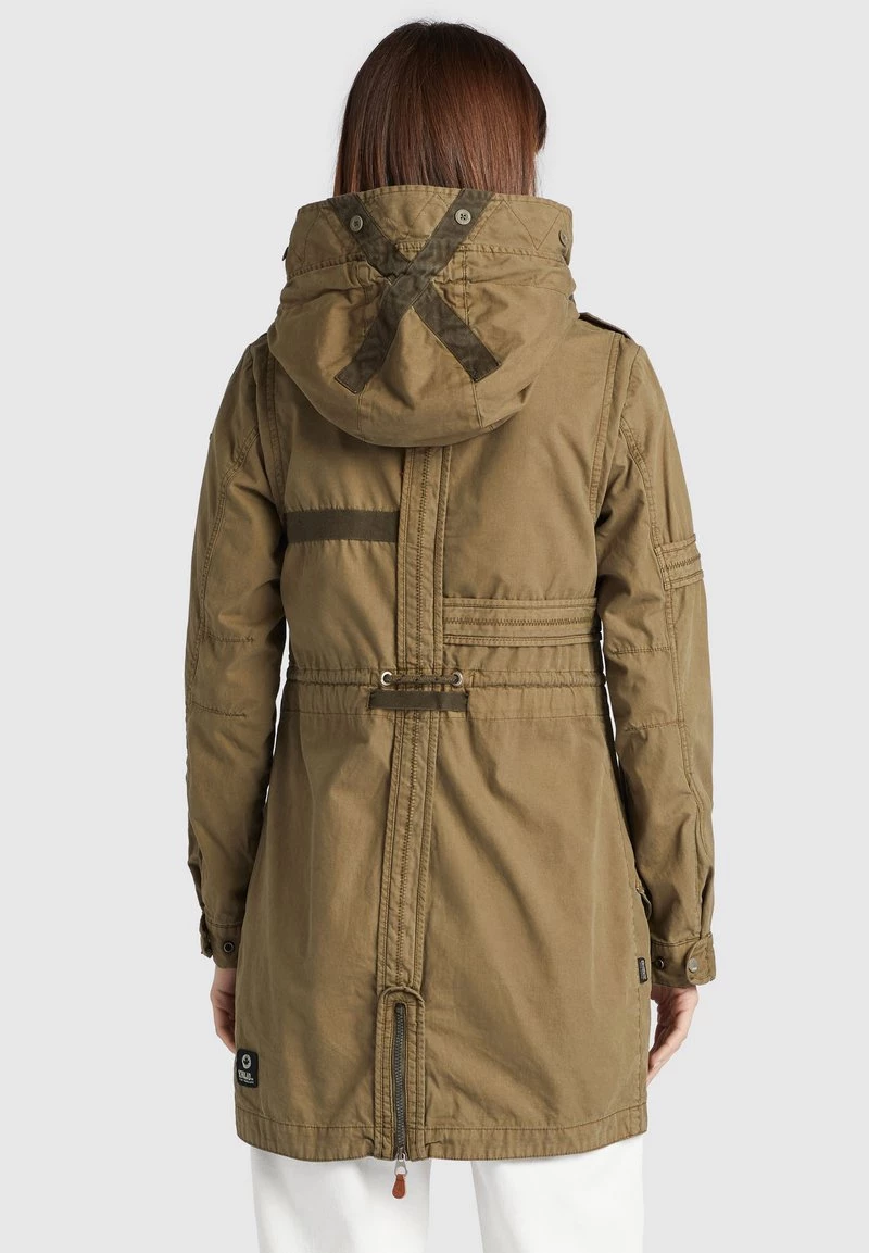 Khujo BANELE Parka Khaki Femme 5 Khujo BANELE Parka Khaki Femme – Image 3