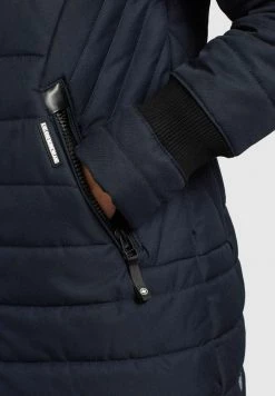 Khujo SHINE2 STRUCTURED Veste D'hiver Dunkelblau Femme -Khujo Soldes 660f717d89cc46dc930261a072853d63