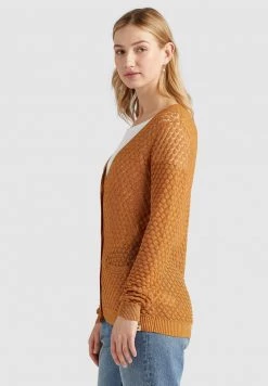 Khujo ASYA Gilet Ochra Gold Femme -Khujo Soldes 662719b14bfa42aa8d52a12a3e09d068