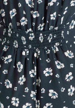 Khujo BORGIA Combinaison Blau Weiß Geblümt Femme -Khujo Soldes 66367f0e2e0f4345a1de271a29f041ab