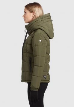 Khujo Femme LILENA Veste D'hiver Dunkeloliv -Khujo Soldes 672c3c831e06410a9ce51367e4ae8a7e