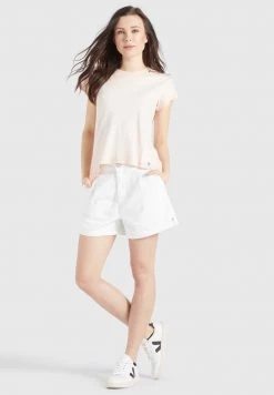 Khujo Femme MATAMA T Shirt Imprimé Apricot -Khujo Soldes 679cbd20c9624e609c7d005edb9db3a0