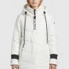 Khujo ELVA STRUCTURED Veste D'hiver Naturweiß Femme -Khujo Soldes 67b440c6e2d1429caf67085868a5908c