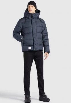 Khujo SAVOR Veste D'hiver Dunkelblau Homme -Khujo Soldes 68c9947e01fd4a75aa56b170cde6ee02