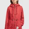 Khujo SESIA Parka Rot Femme -Khujo Soldes 6a30546fbf4f49e883a9dd4c6c0442f4