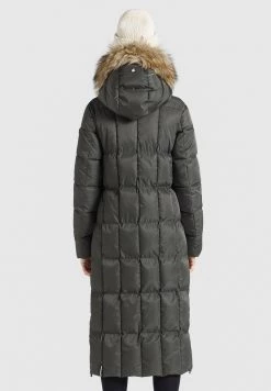 Khujo IRELIA Veste D'hiver Graugrün Femme -Khujo Soldes 6bcd8c77303a45459953e59977e58014