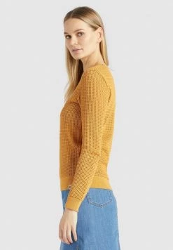 Khujo Femme COSIMA Pullover Yellow -Khujo Soldes 6c5416855434464990f57d42307d6b49