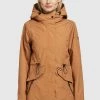 Khujo FELINA Veste Imperméable Toffee Femme