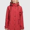 Khujo JELLE Parka Rot Femme -Khujo Soldes 6d06b7a90745462cb496b88a758a4089