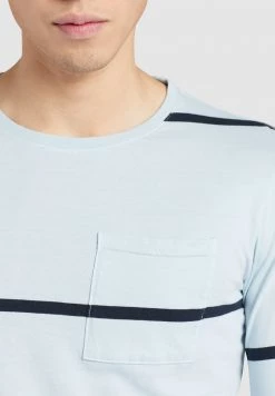 Khujo Homme LUCIAN T Shirt à Manches Longues Light Blue -Khujo Soldes 6dbb0723171944f3a6be622f3f2a9fef