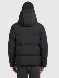 Khujo Homme RODNEY Veste D'hiver Schwarz -Khujo Soldes 6e3be6ed4779422e8731529df58ed2bc