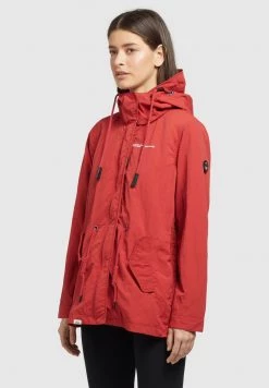 Khujo Femme CAIMA Parka Rot -Khujo Soldes 6eab9df54deb4caf9ddfa8b72a3c81e7