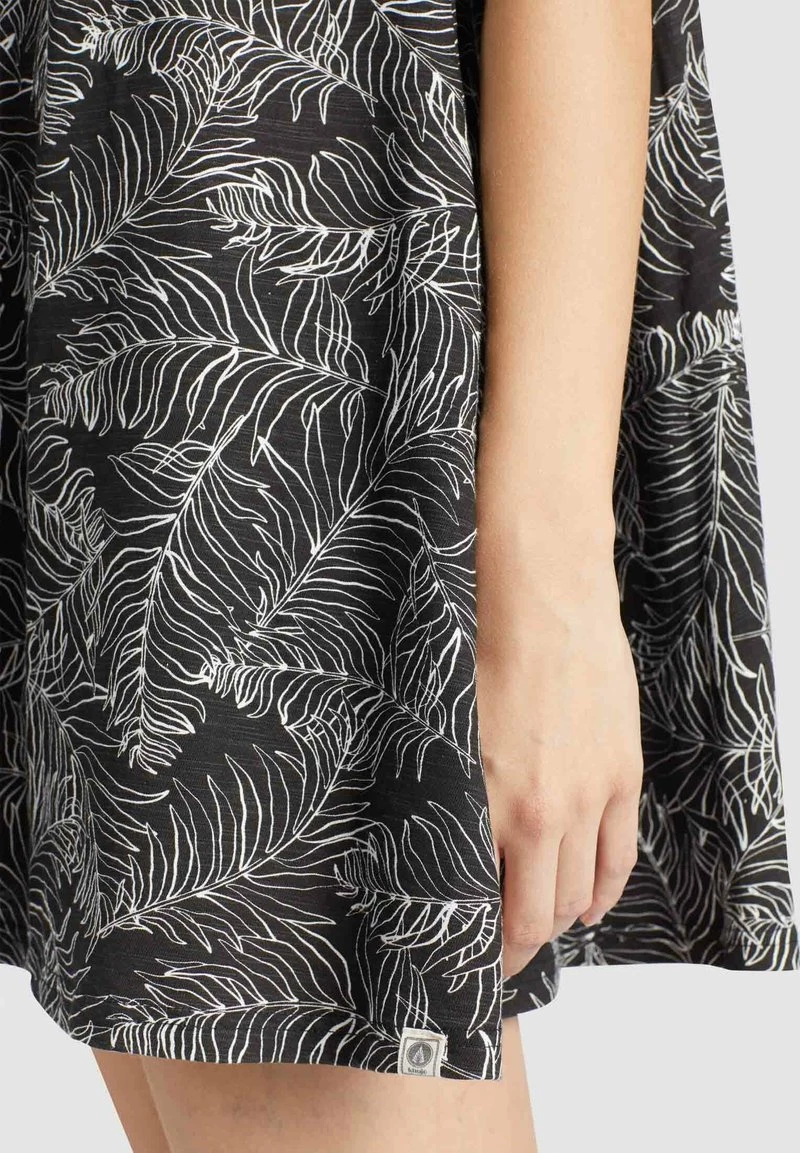 Khujo Femme IOCASTE Robe En Jersey Schwarz Gemustert 8 Khujo Femme IOCASTE Robe En Jersey Schwarz Gemustert – Image 6