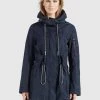 Khujo Femme CATHARINA Parka Dunkelblau -Khujo Soldes 6ef2ebecfed94256b7838f44d2c5f4a5