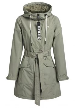 Khujo Femme LAUREN Trench Graugrün -Khujo Soldes 6f835beee48f4e3dad04eb933bb9ccfb