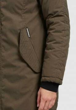 Khujo TAIPA Veste D'hiver Khaki Femme -Khujo Soldes 6f8db87f35bc426f9798f7fdf55fe4a0