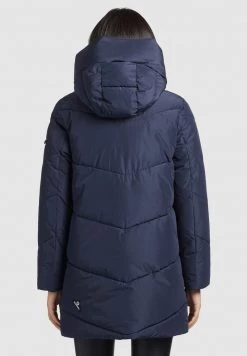 Khujo Femme JORDIS Veste D'hiver Dunkelblau -Khujo Soldes 700dad95991e4eb8a06ddaaacad7ef85
