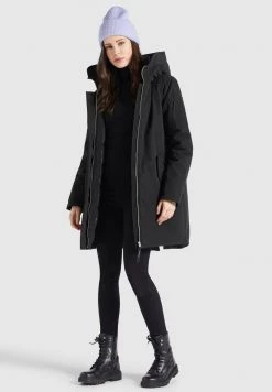 Khujo Femme MANAMA Veste D'hiver Schwarz -Khujo Soldes 703cac1c6f534875a21826227ecabfa6