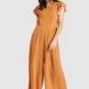 Khujo KAMEA Combinaison Ochre Femme -Khujo Soldes 70820744267b45dab1fea26b38d97e6b