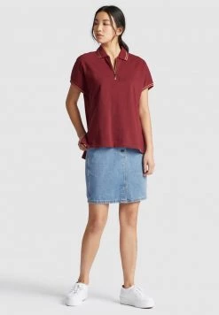 Khujo VELDA Polo Tibetan Red Femme -Khujo Soldes 70a46736d7fe4bfa8bf5d305c13ff886