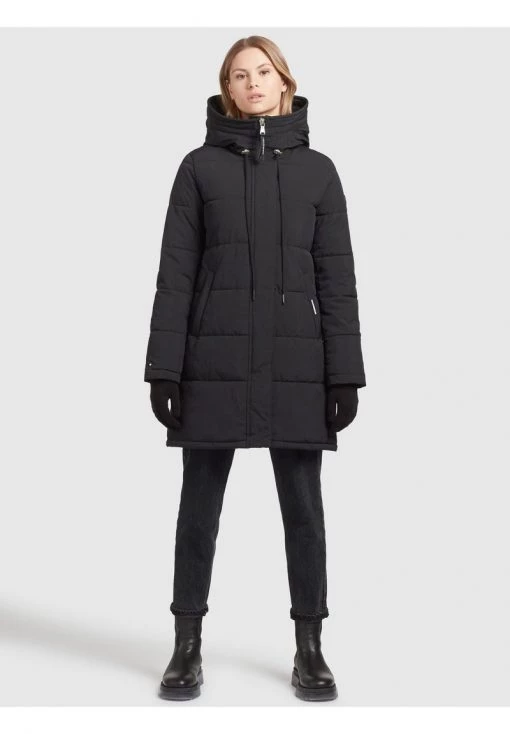 Khujo Femme DORANA Veste D'hiver Schwarz -Khujo Soldes 70b3488e0de4497ba485d112c3b61763