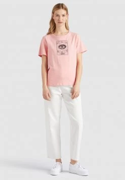 Khujo HELA T Shirt Imprimé Rosa Femme