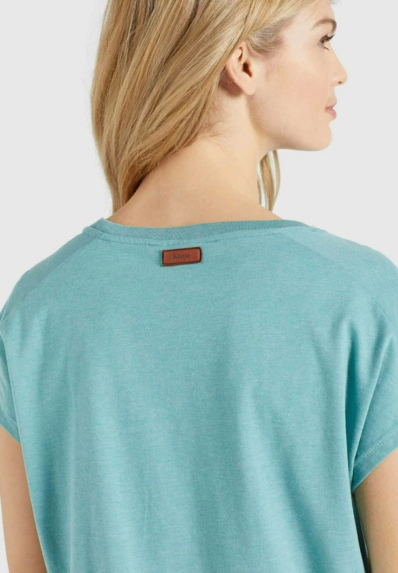 Khujo MARIKA T Shirt Imprimé Aqua Meliert Femme 10 Khujo MARIKA T Shirt Imprimé Aqua Meliert Femme – Image 8