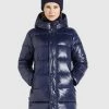 Khujo WENCKE SHINY Veste D'hiver Dunkelblau Glänzend Femme 1 Khujo WENCKE SHINY Veste D'hiver Dunkelblau Glänzend Femme -Khujo Soldes 717979a025504ef69c6c303a83b206d1