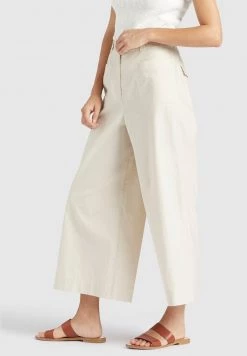 Khujo NITE Pantalon Classique Beige Femme -Khujo Soldes 724c057dab024b38b6a60776d746d7dc