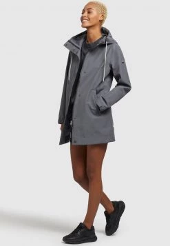 Khujo ARTISA Parka Graublau Femme -Khujo Soldes 72b996fb6082467699ec66dbdaa65368