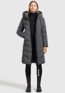 Khujo AYLEENA2 Veste D'hiver Grau Femme -Khujo Soldes 731913650fd64e069df7cd59b8f9dc57