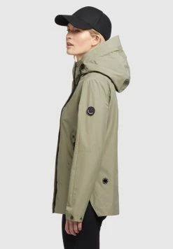 Khujo Femme KAYA Blouson Graugrün -Khujo Soldes 73206114f5434a5ea5efd83b789ae2c8