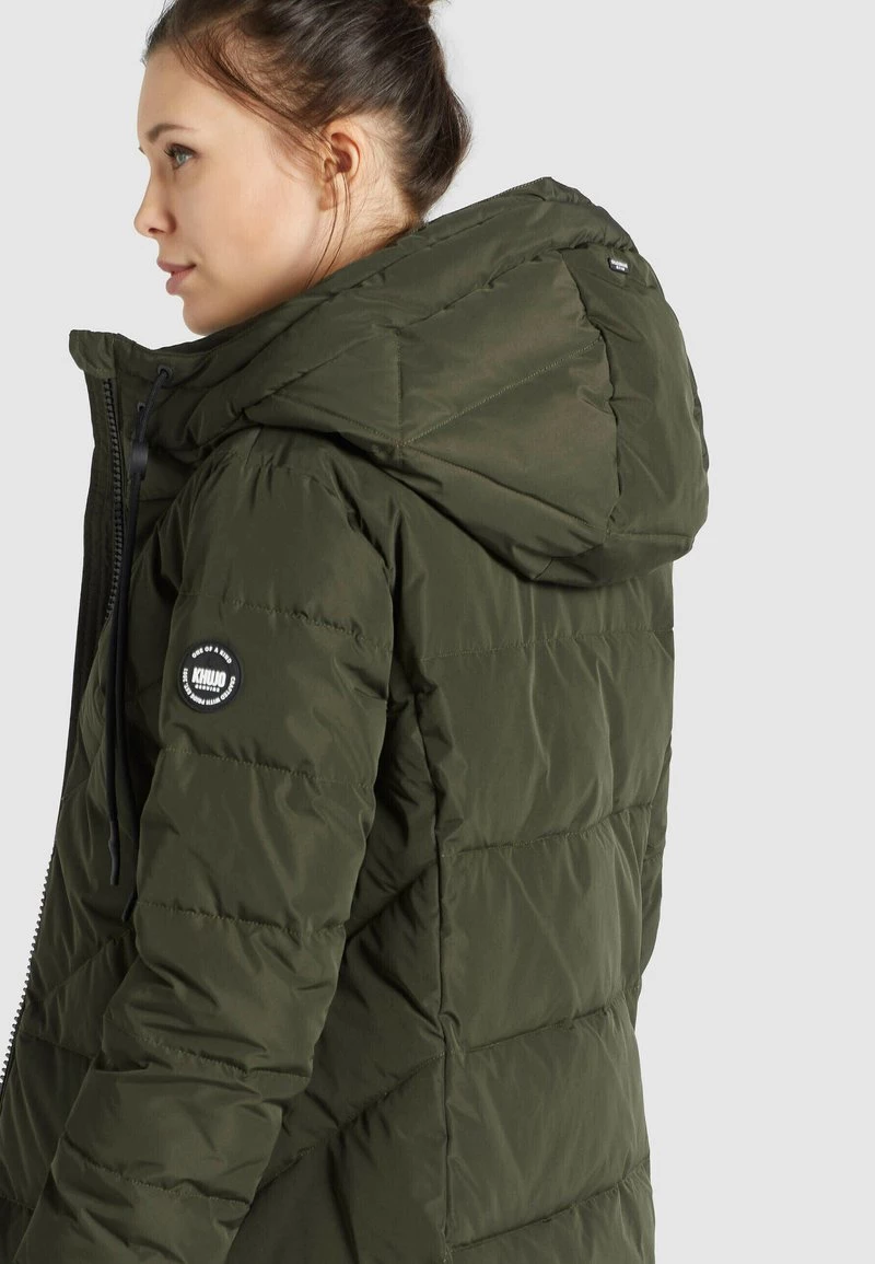 Khujo ELESSA2 Veste D'hiver Dunkeloliv Femme 7 Khujo ELESSA2 Veste D'hiver Dunkeloliv Femme – Image 5